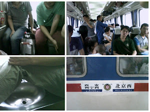在破落的石家莊北火車站登上 T175 ，由北京西往西寧西的火車，石家莊北是第二個站，由北京西才開出 3 個小時，但車上的情況只能以糟糕來形容。         火車上非常多人，根本就是超買。原本坐的第 4車廂 包括我們幾十個乘客擠不上車，火車準備要開車，票務員才我們往其他車廂上車...