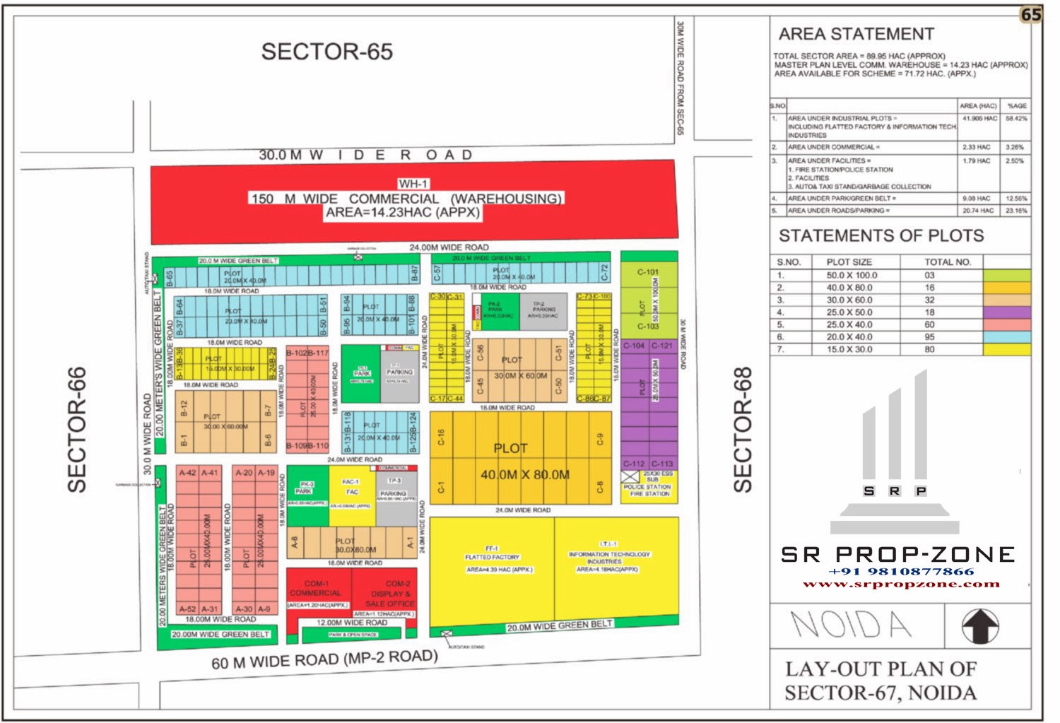 Layout Plan of Noida Sector67 HD Map Greater Noida Industry I BUY I