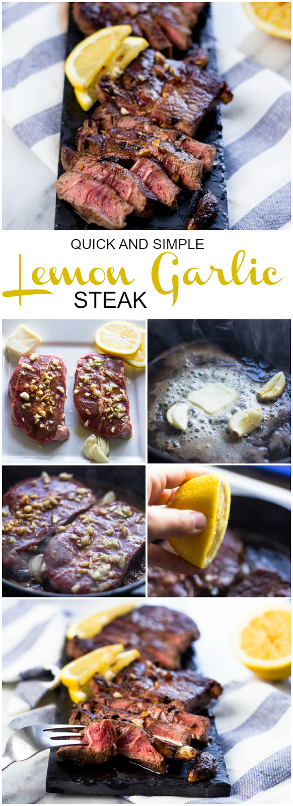 Incredible Steak Lemon Garlic Steak (Chuck Blade)