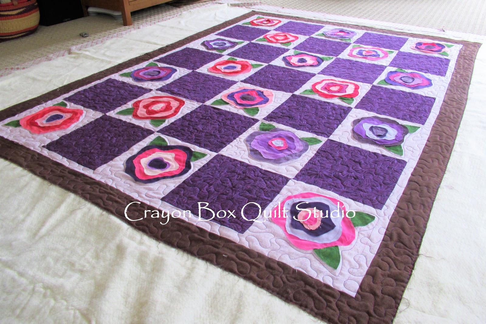 Crayon Box Quilt Studio Marylou's French Roses quilt
