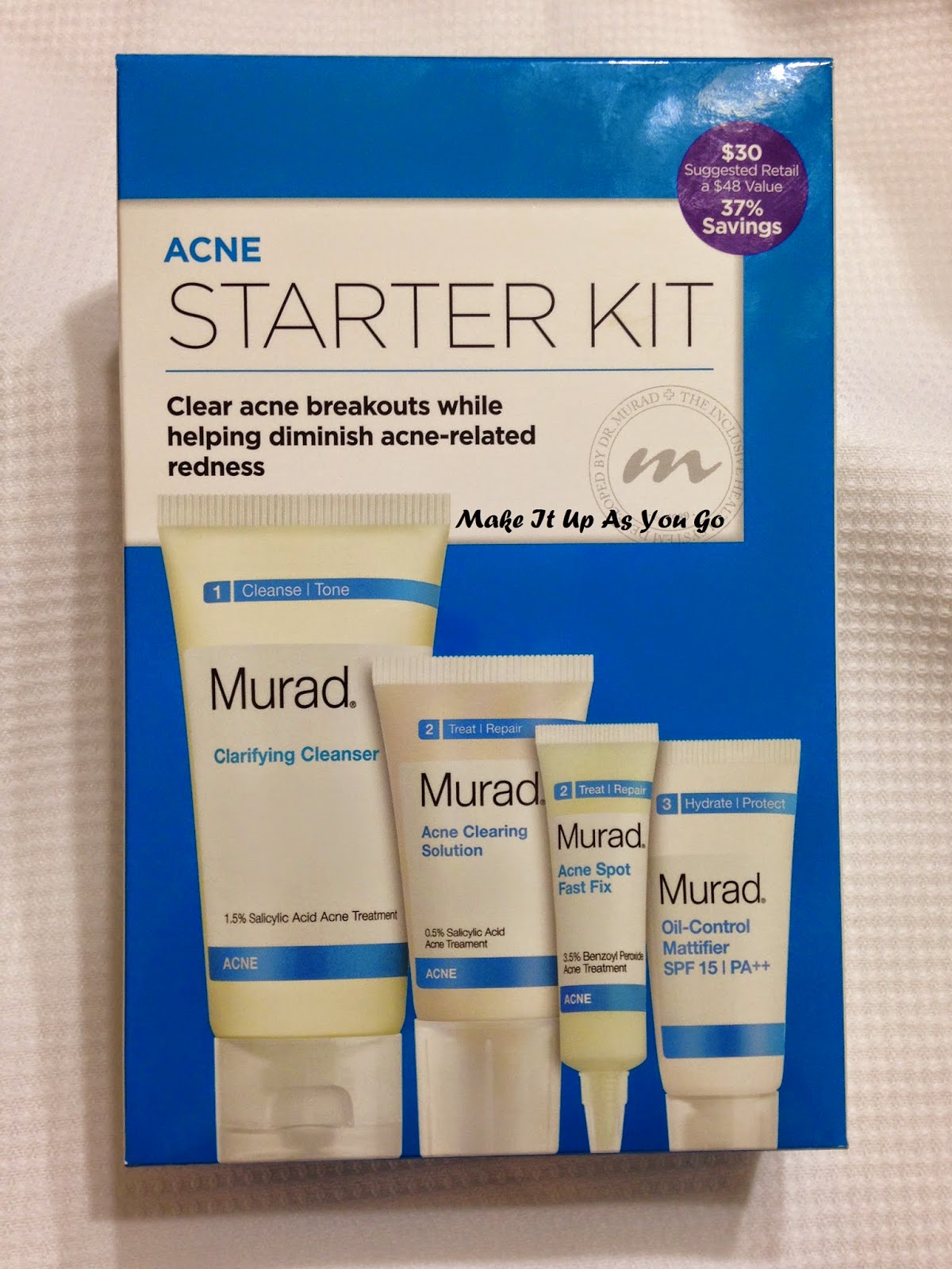 Make It Up As You Go Murad Acne Starter Kit Day 15