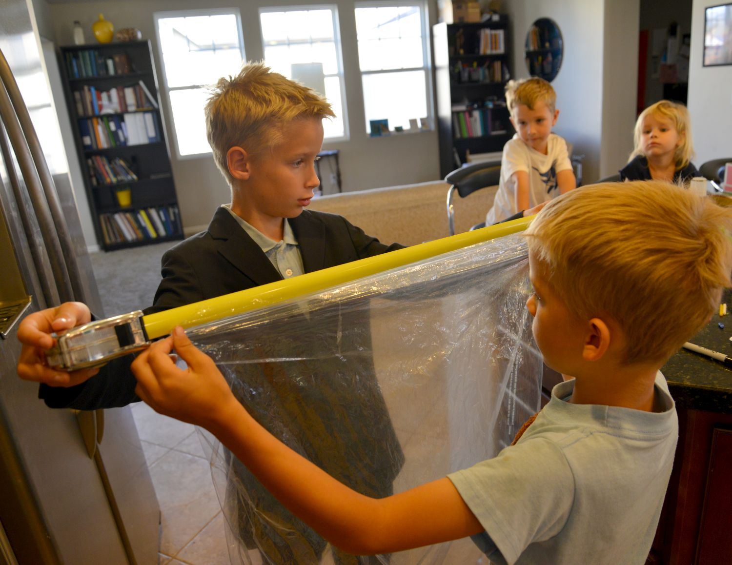 A school of fish Plastic Bag Hot Air Balloon