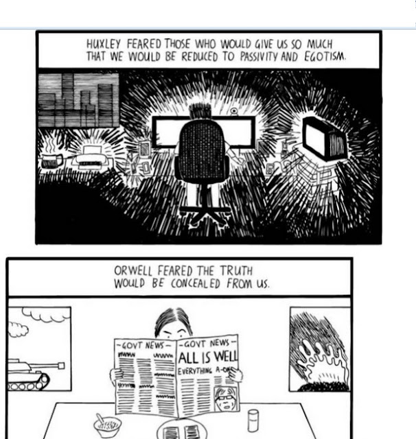 Amusing ourselves to Death Huxley vs. Orwell Alexander Strauffon