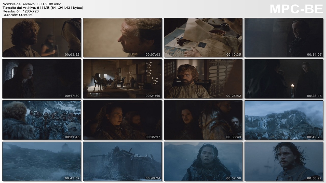 Games Of Thrones S5 (08/10) 720p Latino