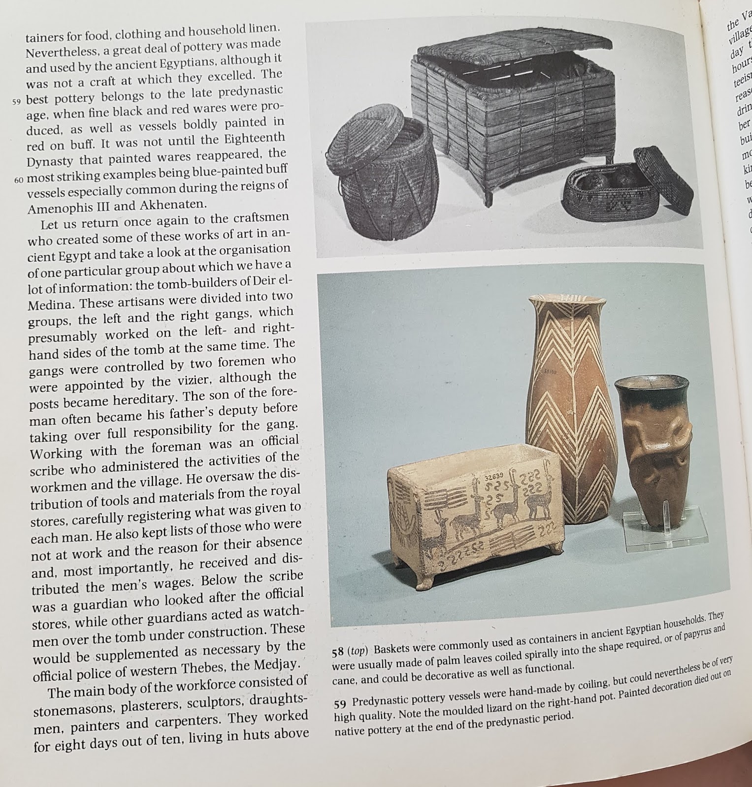 Life in Ancient Egypt Pottery