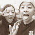 f(x)'s Amber snapped  a cute photo with APink's Bomi