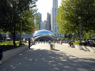 Cloud Gate, aka Chicago Bean, in downtown Chicago, Illinois