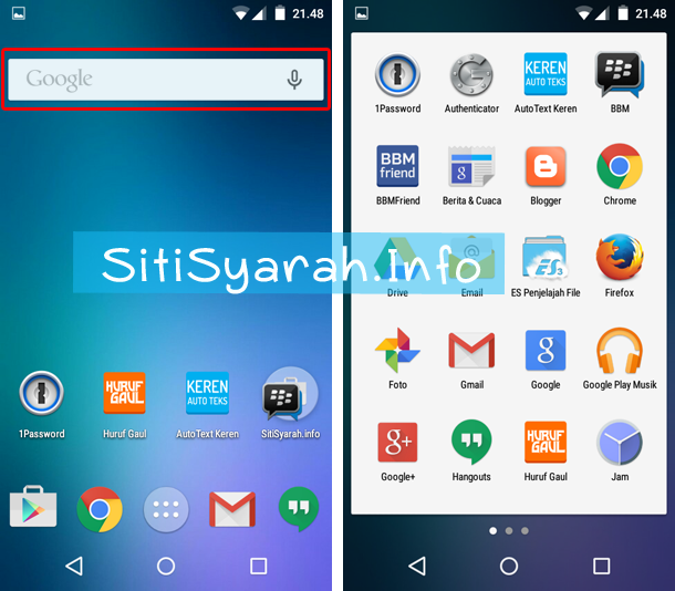 merubah tema android lollipop