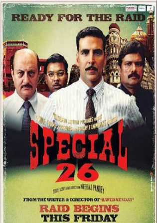 Special 26 2013 Hindi Movie 720p DVDRip 700MB watch Online Download Full Movie 9xmovies word4ufree moviescounter bolly4u 300mb movie