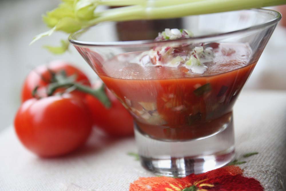 A2K A Seasonal Veg Table Rose Elliot's Bloody Mary Jelly (vegan)