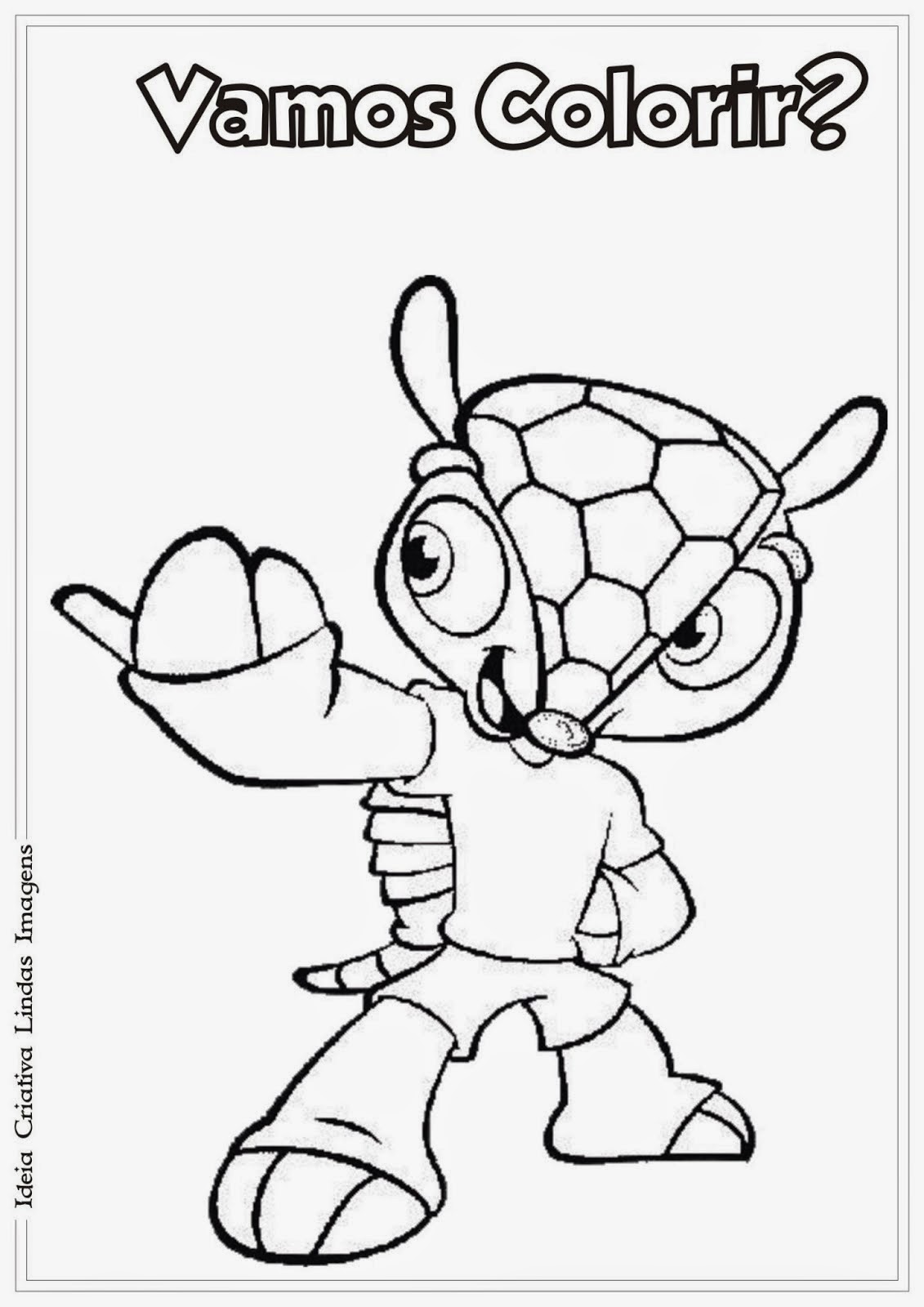 Desenhos da Copa do Brasil Para Colorir Desenhos Para Colorir