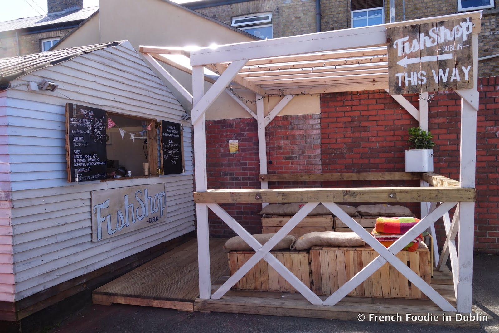 Not Your Usual Fish and Chips Fish Shop in Blackrock Market French