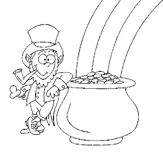 free coloring pages, leprechaun coloring pages