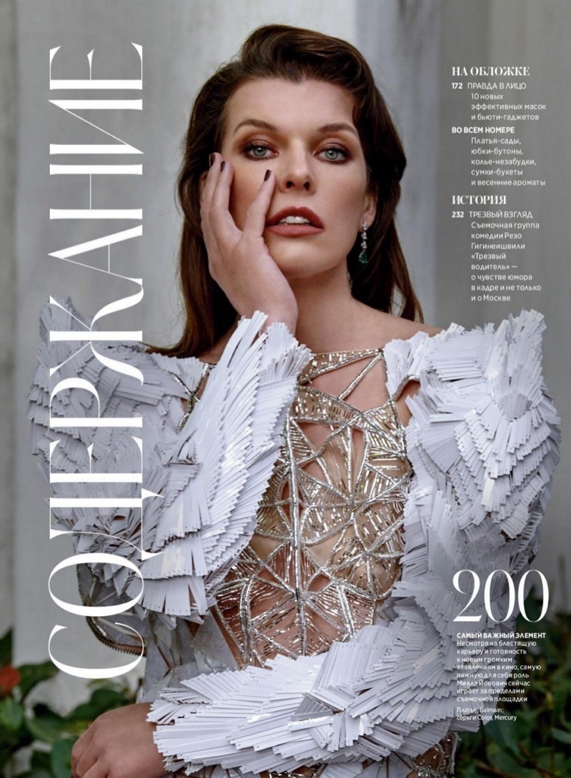 Ember Willowtree: Milla Jovovich es protagonista de InStyle Russia