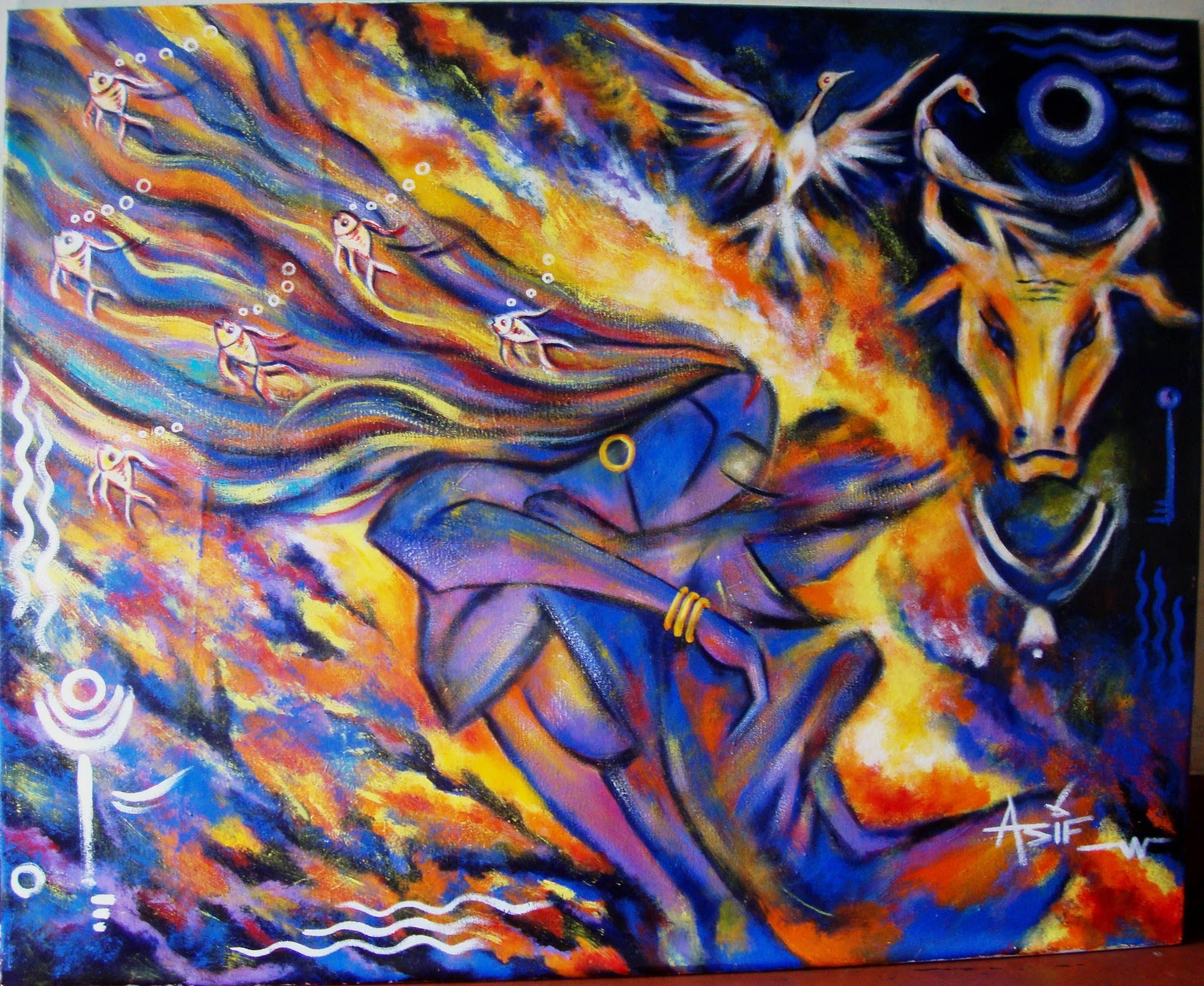 Primitive ways..... The Blue Lovers