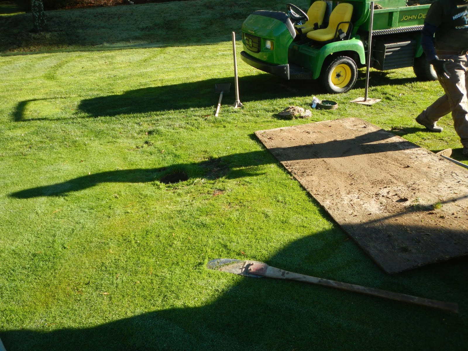 Highlands Falls Country Club Golf Course Maintenance Leveling