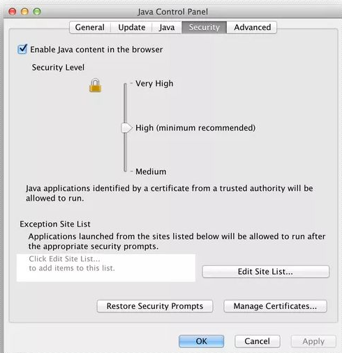 Cara mengaktifkan Java Plugin yang Disable Pada Mac OSX
