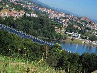 International Bridge and Tui from Valença do Minho