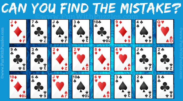 Spot the Mistake: Picture Gallery Solitaire Game Puzzle