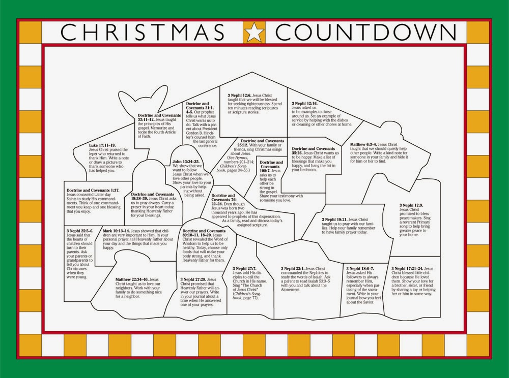 CONTROLLING Craziness: Christmas Countdown Nativity Scene