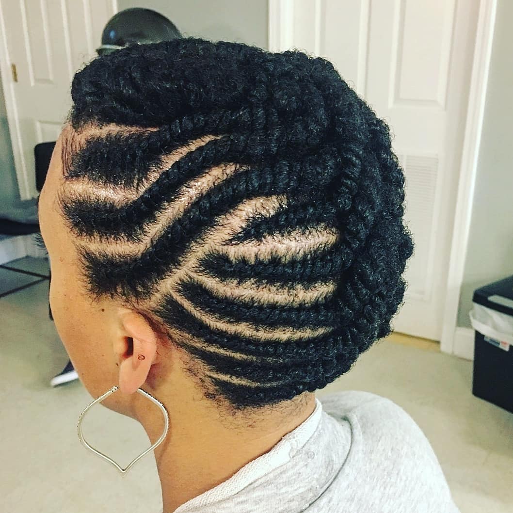 18 Flat Twist Styles for Natural Hair That’ll Liven Up Your Hair ...