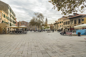 The Campo Santa Margherita in Venice, at the heart of the area in which Bellotto grew up