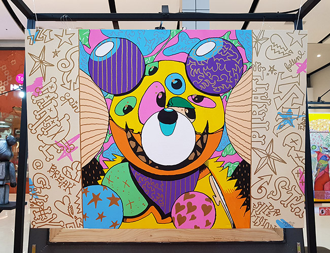 Benzilla Parinya - Color Me Bear 2018 designer Be@rBrick toy