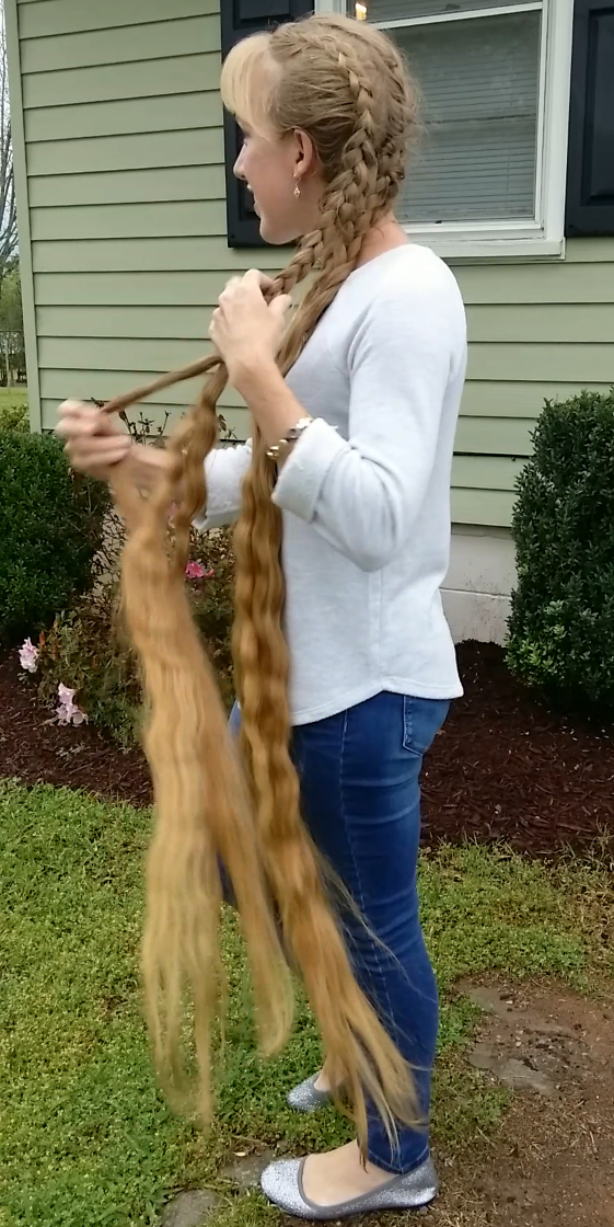 Braids & Hairstyles for Super Long Hair After braids, wavy hair