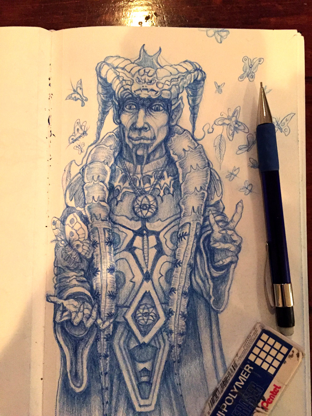 Pencil Drawing to Digital NFT Grasspeople