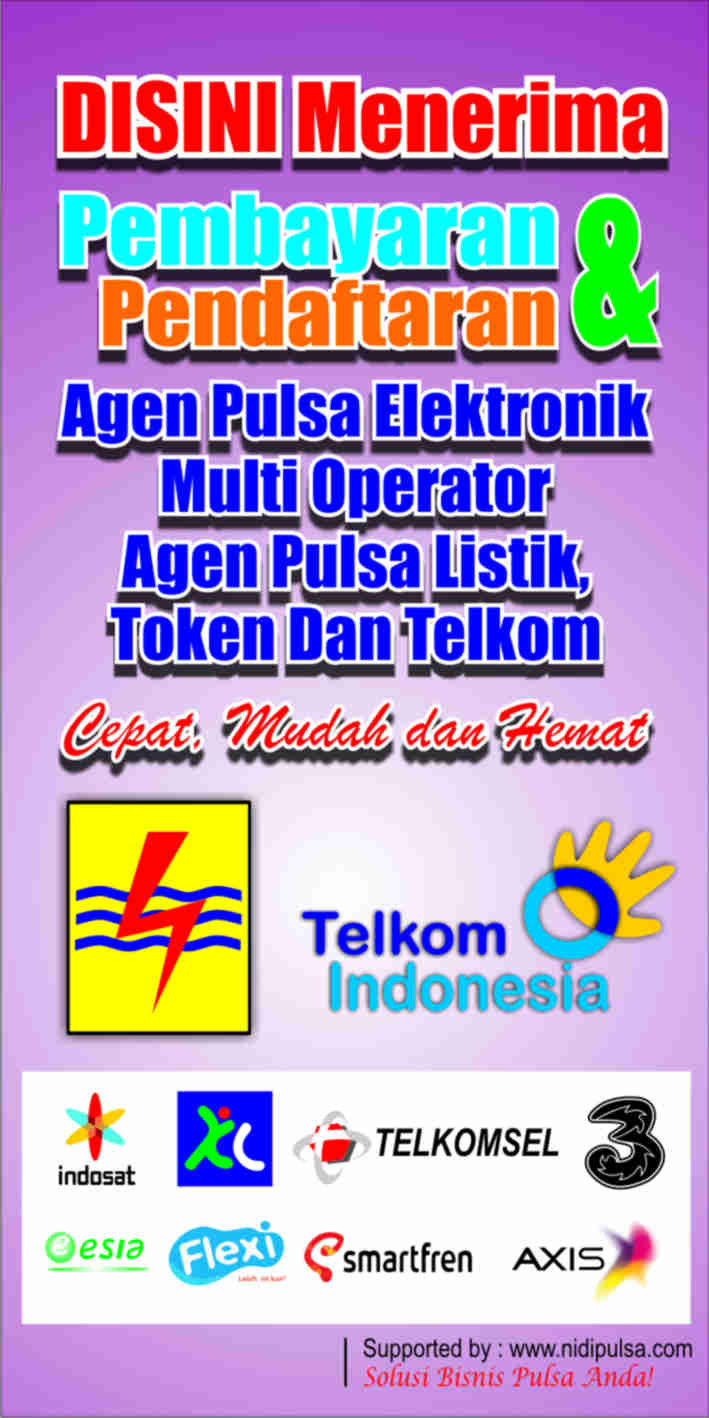 PERCETAKAN Contoh Pembuatan Spanduk Untuk PPOB (Paymen