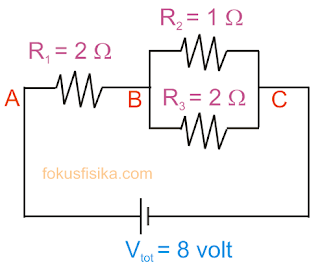 Rangkaian Seri Paralel Resistor Hambatan Materi Contoh Soal Dan