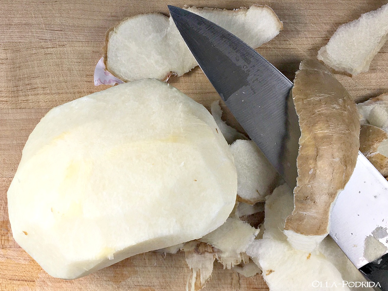 OllaPodrida Jicama Spinach Dip with Hearts of Palm