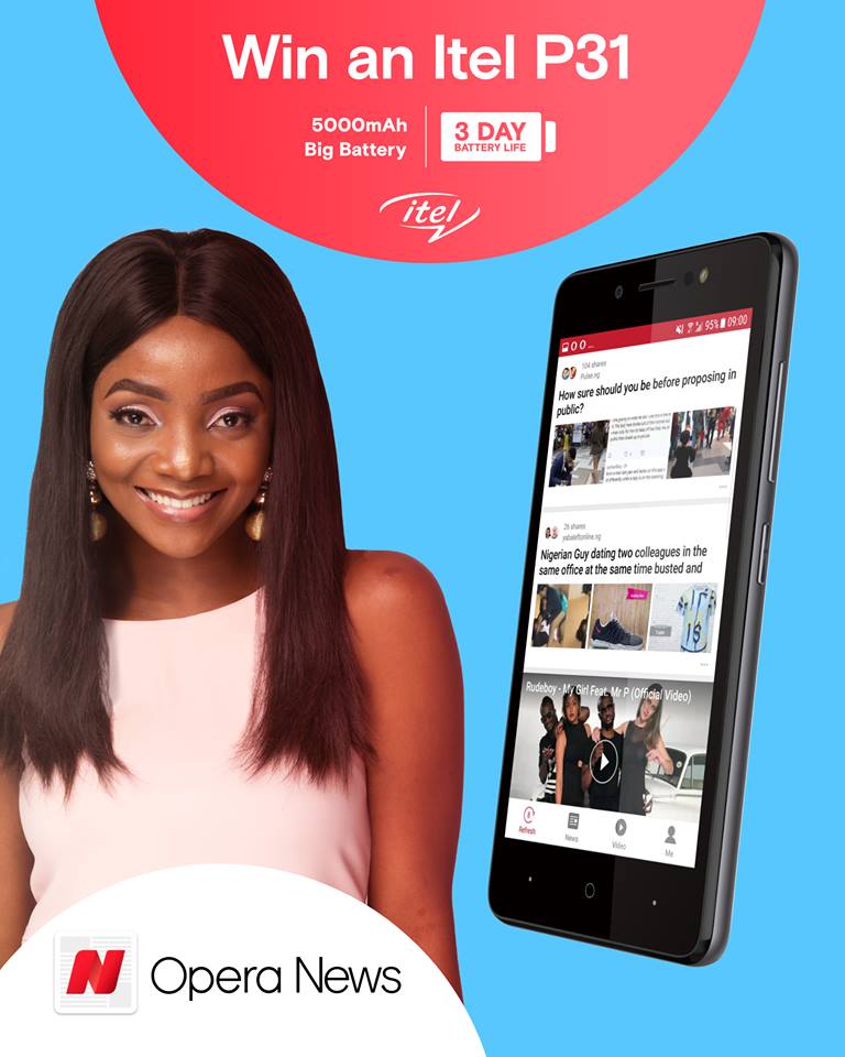 Contest: See How You And Your Friends Can Win Free Itel P31 Smartpone With 5000mAh battery Contest: See How You And Your Friends Can Win Free Itel P31 Smartpone With 5000mAh battery