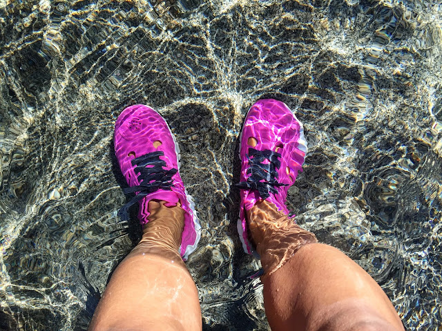 Crosskix APX Rose Azure shoes in water