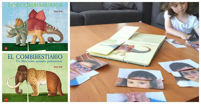 cuentos infantiles libros juego dinosaurios combisaurios comibestiario