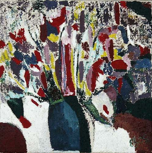 Аукцион современного искусства 21 века - Цветы в вазе