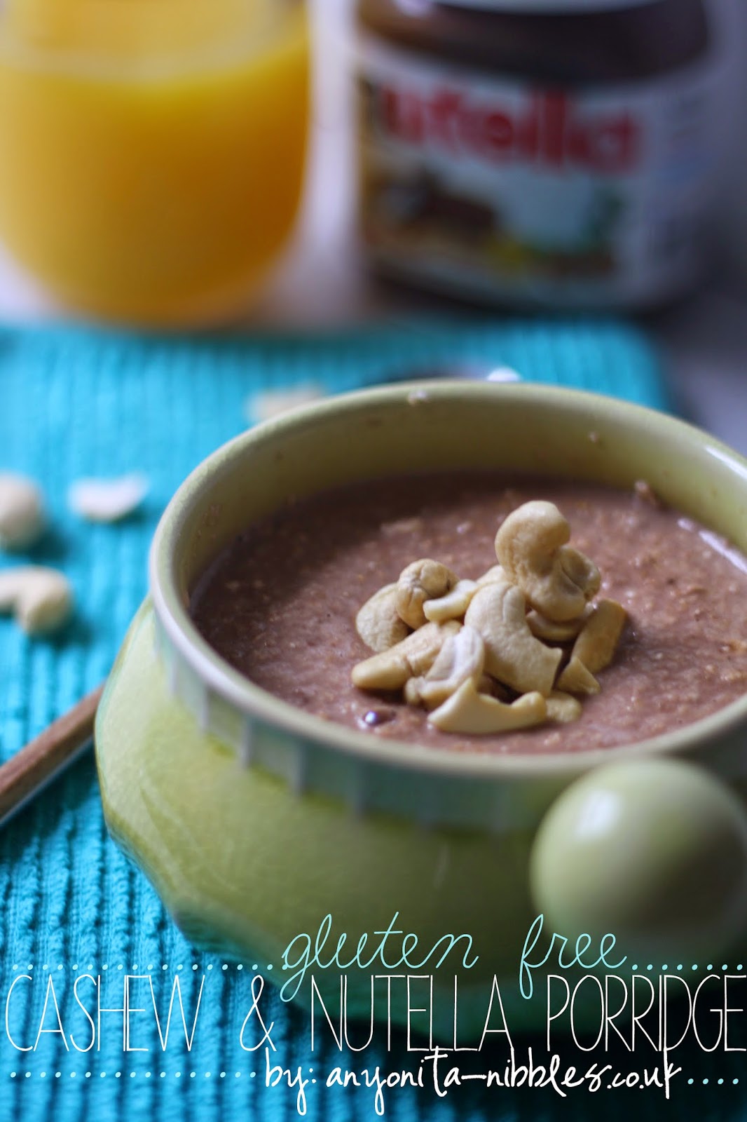 Anyonita Nibbles GlutenFree Recipes Gluten Free Cashew & Nutella