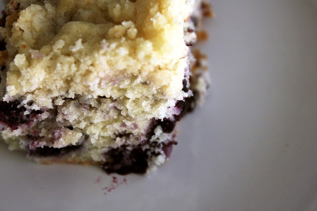 Recipe for Blueberry Coffee Cake by freshfromthe.com.