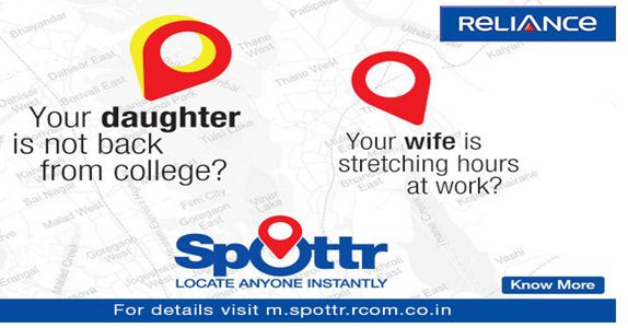 Reliance Spottr location tracking service - track anyone 