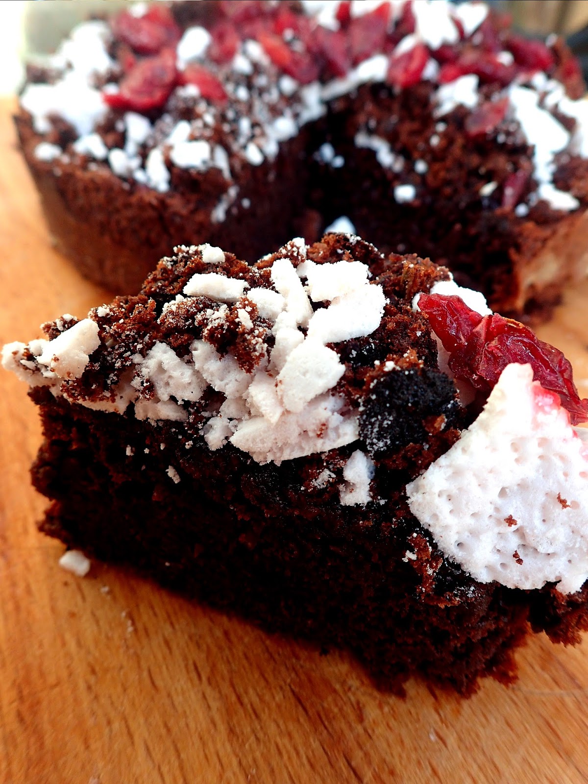 HEALTHY YORKSHIRE: Fat free, gluten free chocolate cake.