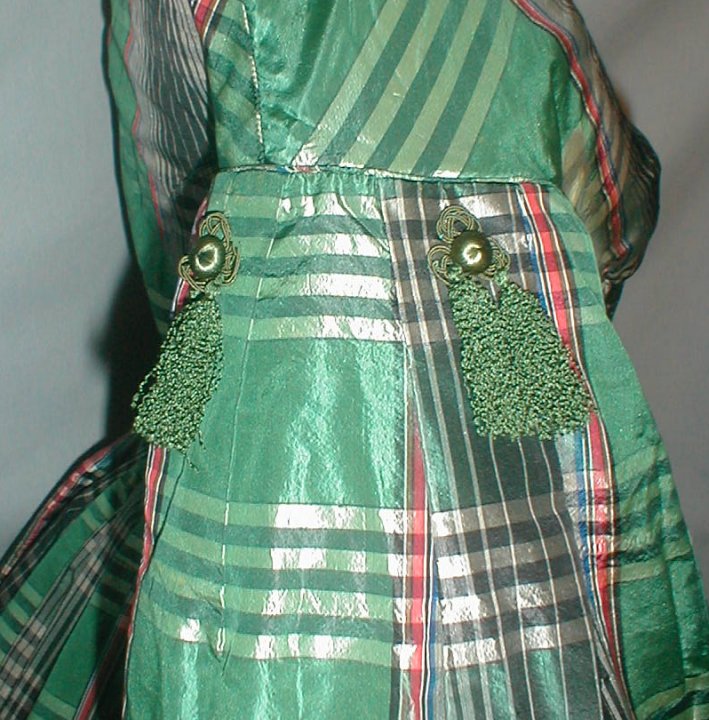 All The Pretty Dresses: Green Plaid 1860's Dress