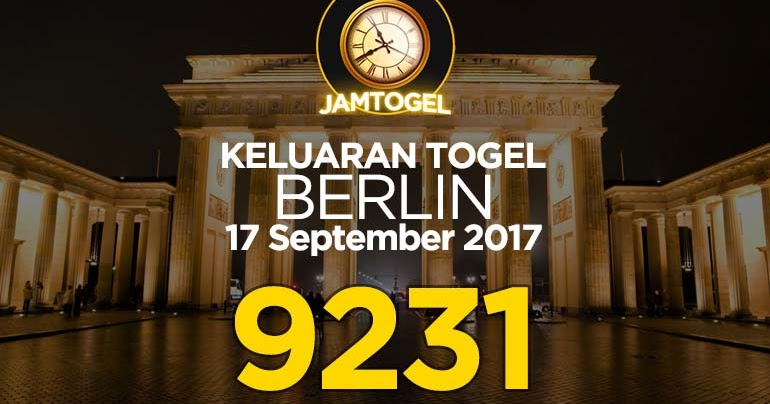 Keluaran Togel Berlin Minggu 17 September 2017