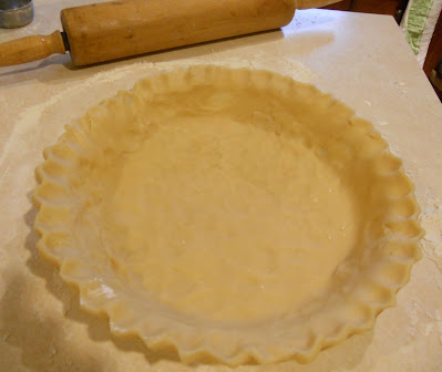Unbaked pie crust ready for filling.
