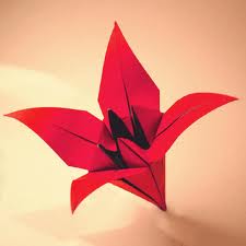 origami rose