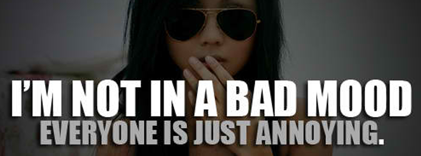 Trust bad. Bad mood.