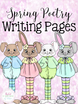 Spring Poetry Ideas with a FREEBIE on www.classroomtestedresources.com