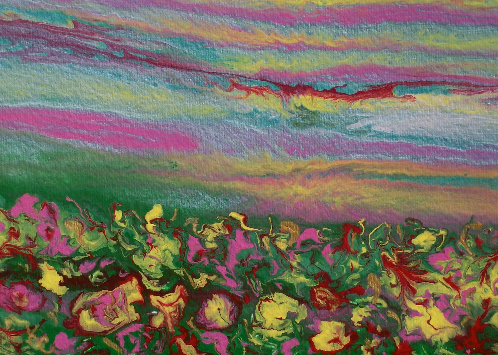 Color field. Картина разноцветные поля. Цветочное поле. Color field. Италия кастеллуччо ди норча.