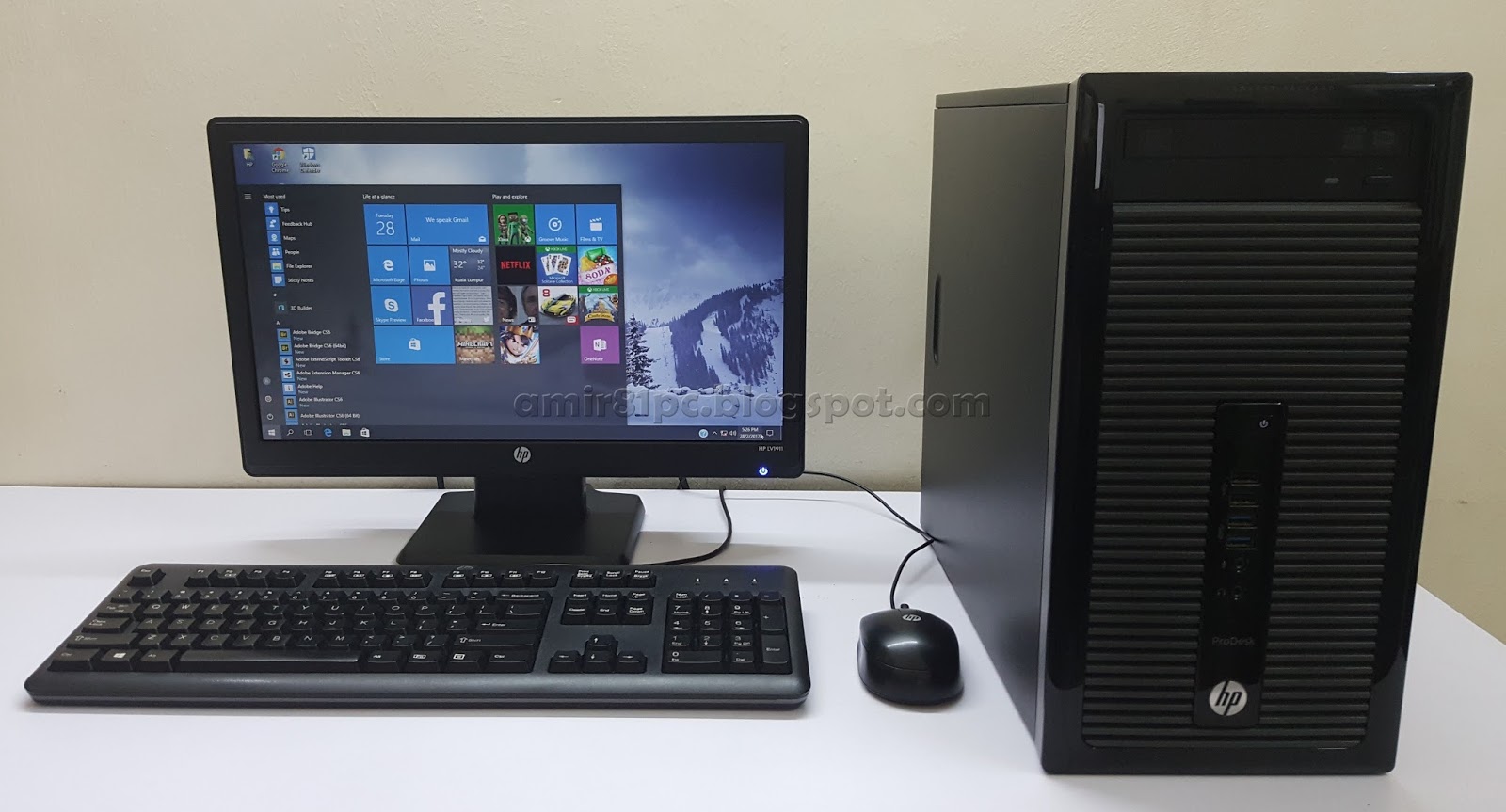 Three A Tech Computer Sales and Services Used Full Set HP ProDesk 400