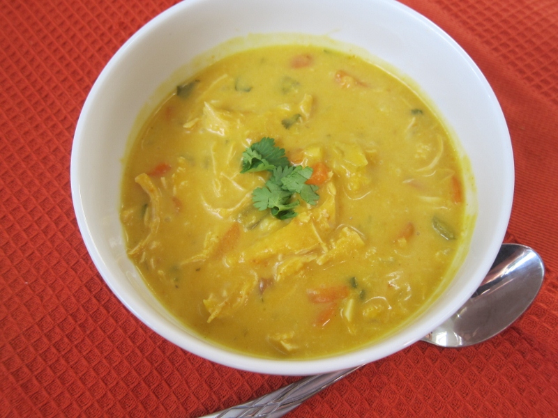Belle's Baking Chicken Pumpkin Soup