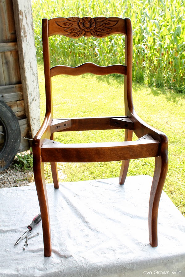 Dining Chair Makeover How To Strip, Dining Room Chair Protector Sprayer